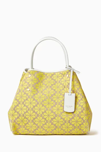 Medium Spade Everything Tote Bag in Jacquard