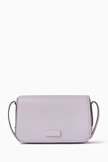 Liv Crossbody Bag in Pebbled Leather