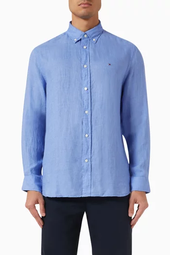 Pigment-dyed Shirt in Linen