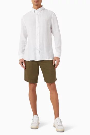 Pigment-dyed Shirt in Linen