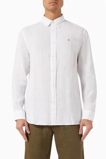 Pigment-dyed Shirt in Linen