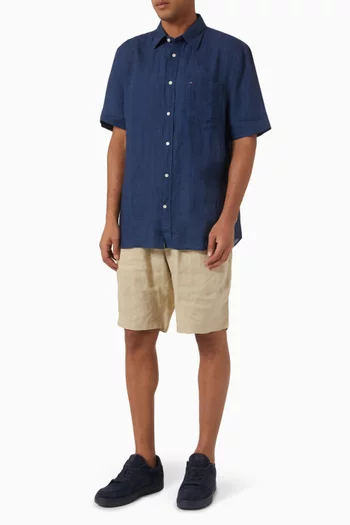 Pigment Dyed Shirt in Linen