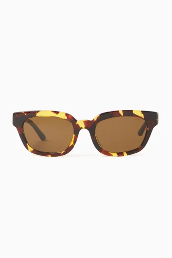 Rectangular Sunglasses in Acetate