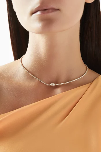 قلادة تنس كليو مطلية ذهب عيار 14