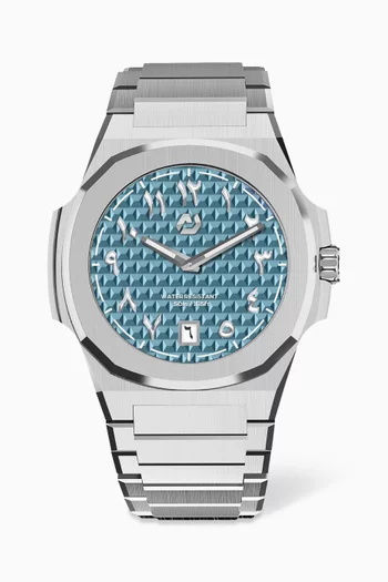 MT Stainless Steel Watch, 40.5mm