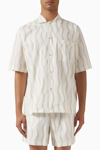 Cassio Pyjama Shirt in Organic Cotton