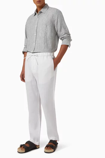 Telles Striped Shirt in Linen