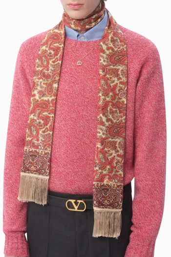 Voyage Imaginaire Scarf in Silk
