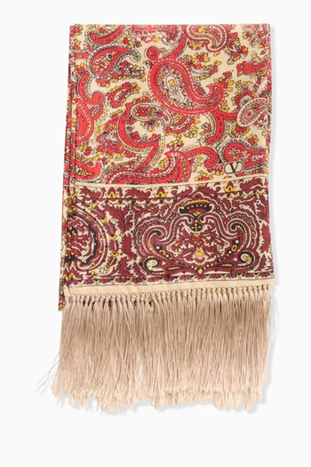 Voyage Imaginaire Scarf in Silk