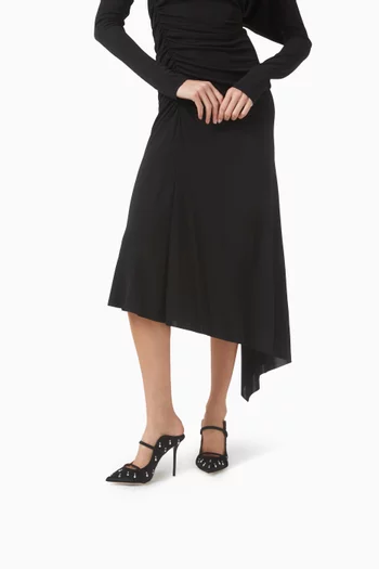 Maureen 100 Mules in Crystal-embellished Satin