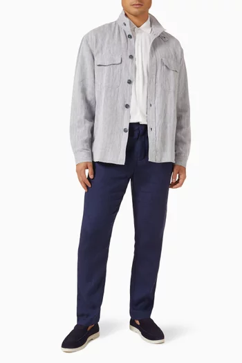 Oscar Chino Pants in Linen
