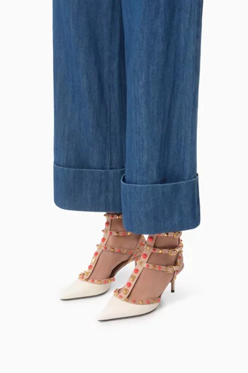 Rockstud 65 Pumps in Calfskin