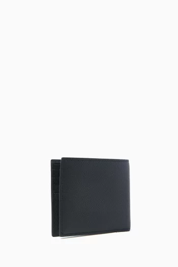 VLOGO Signature Wallet in Grainy Calfskin