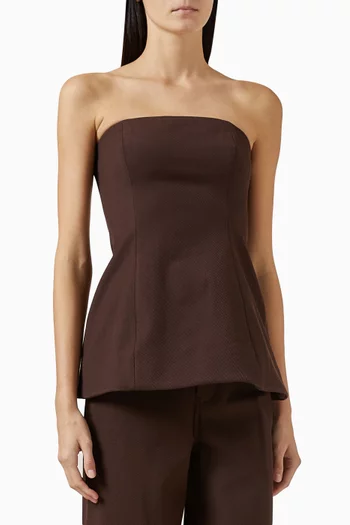 Silvia Strapless Top