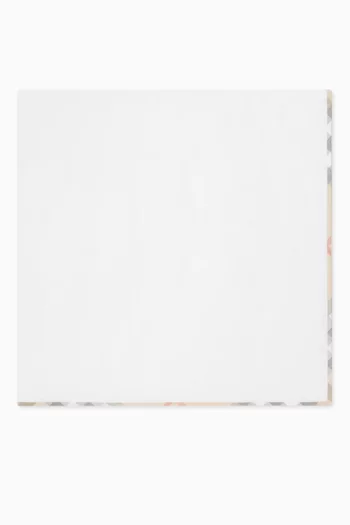 Check Trim Blanket in Organic Cotton