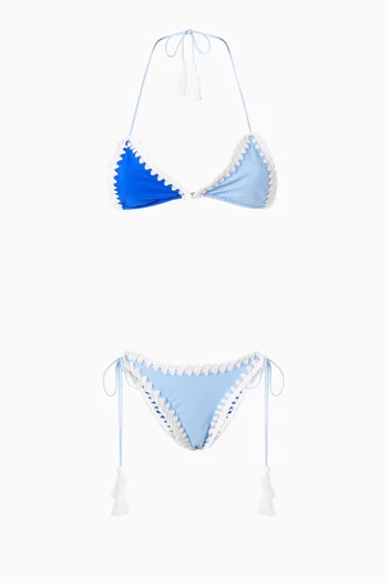 Peaches Crochet Bikini Set