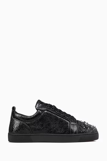 Louboutin sneakers strass discount