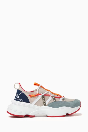 Trailnrun Low-top Sneakers in Leather & Mesh