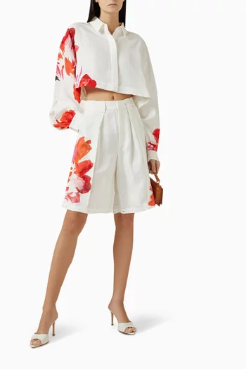 بنطال تشابل هيل بقصة قابلة للتعديل مزيج فيسكوز