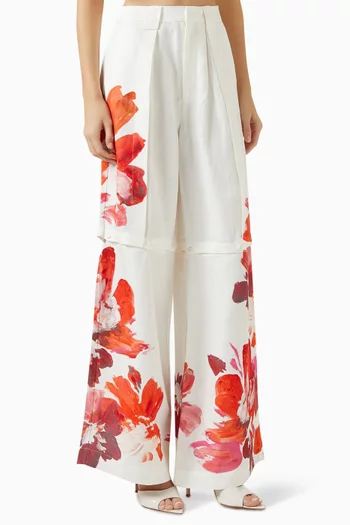 بنطال تشابل هيل بقصة قابلة للتعديل مزيج فيسكوز