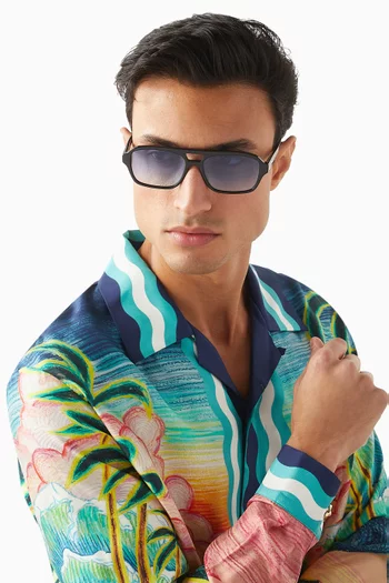 نظارة شمسية بيرت بإطار أفياتور أسيتات