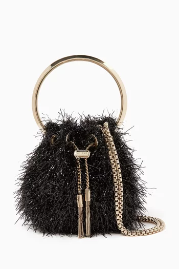 Micro Bon Bon Top-handle Bag in Tinsel