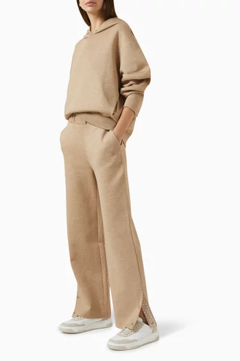 Monogram Track Pants in Cotton Blend