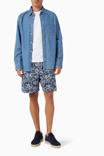 Button-down Shirt in Denim