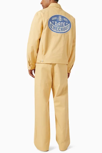 Caramel Work Jacket in Denim