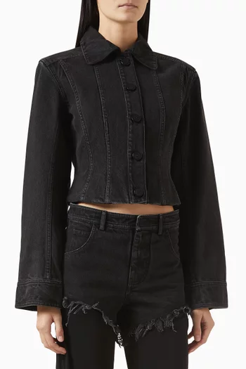 Cinched Jacket in Denim