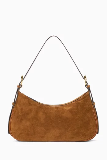 Pine Shoulder Bag in Suede