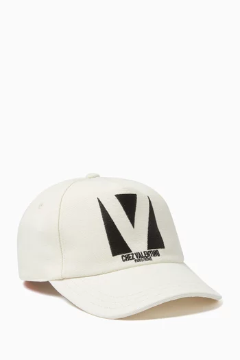 كاب بيسبول بشعار Chez Valentino قطن