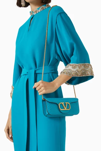 Locò Clutch Bag in Python Leather