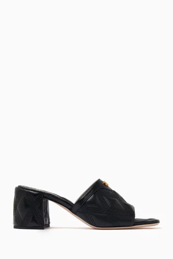 Quiltie 67 Sandals in Quilted Leather