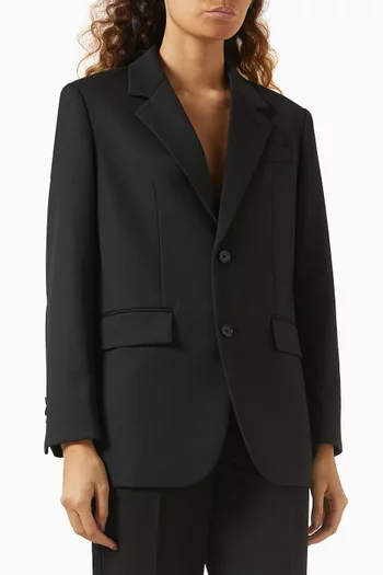 Unisex 2-button Blazer in Wool
