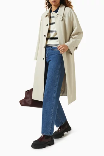 Unisex Mac Coat in Cotton
