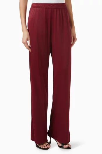 بنطال ريزورت بخصر مرتفع جيرسيه