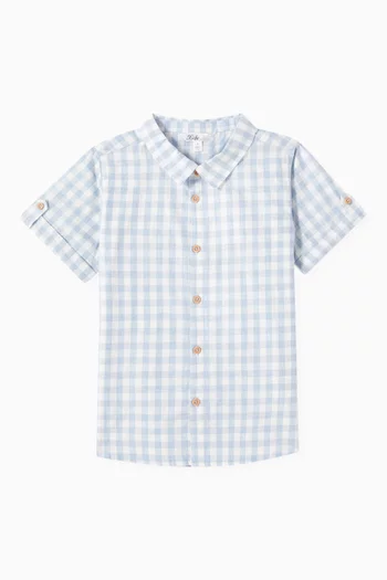 Harry Checkered Shirt in Cotton