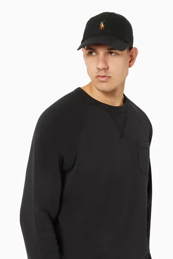 كاب بيسبول مطرز بشعار الماركة قنب قطني