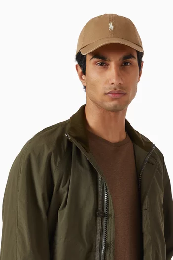 Classic Logo Baseball Cap in Cotton Twill