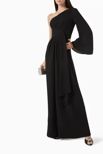 Catmint Tulum Jumpsuit in Crepe
