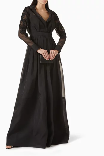 Marsilo Elbise Embellished Gown in Organza