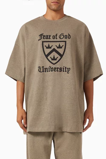 Logo Crewneck T-shirt in Cotton