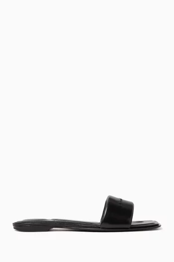 Vy Logo Slides in Leather