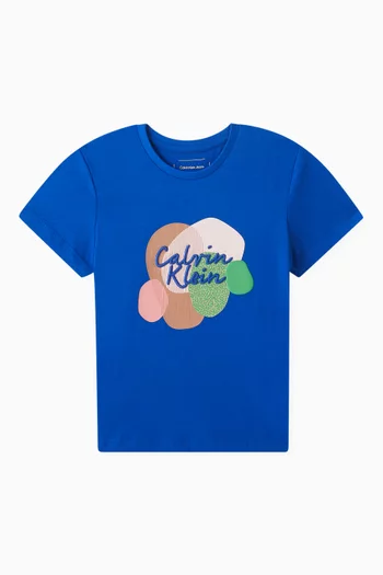 Graphic Logo T-Shirt in Cotton