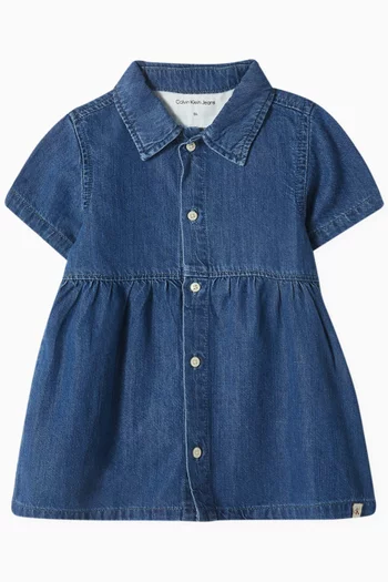 Shirt Dress in Lyocell Denim