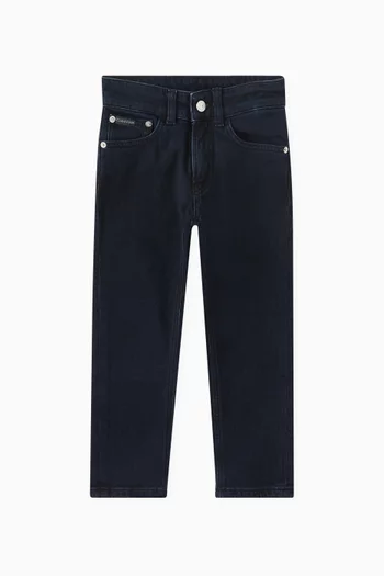 Dad Fit Denim Trousers