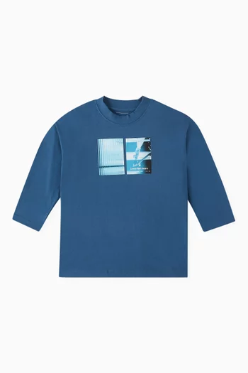 Graphic-print T-shirt in Jersey