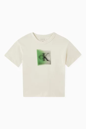Graphic Logo-print T-Shirt in Cotton