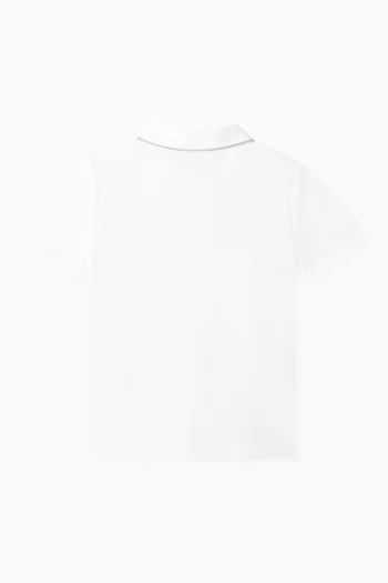 Logo Polo T-Shirt in Cotton